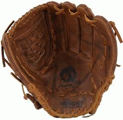 na Softball glove for female fastpitch softball players. Buckaroo leather for game ready feel. Nok